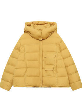 木岸muan小泡芙羽绒服90白鸭绒冬季保暖上衣防风外套女D-JD-7737