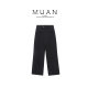 B151 女MJ 木岸muan拉腿西裤 定制高级百搭显高开叉微喇西裤