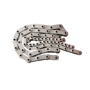 双节距空心输送链条工业滚子传动链6分穿管加宽链条C2062C2082