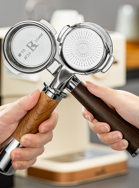 格米莱/爱宝/E61/迈拓咖啡无底手柄58mm镂空单头通用咖啡机配件