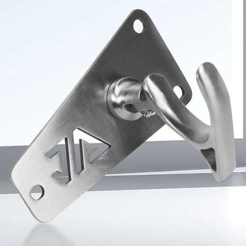 一帆精工不锈钢包角钓箱配件加厚竞技拐角炮台架伞架快挂拉饵盘架