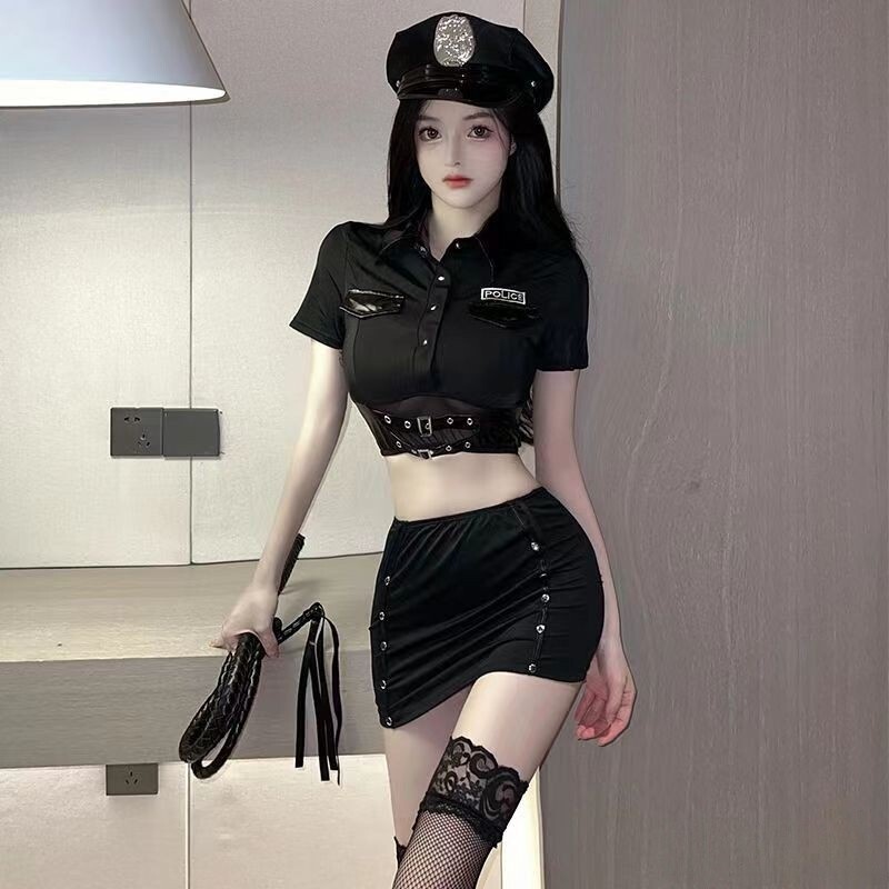 晴趣内衣女性感房事高级感女警职业套装角色扮演制服qqny诱惑亲趣