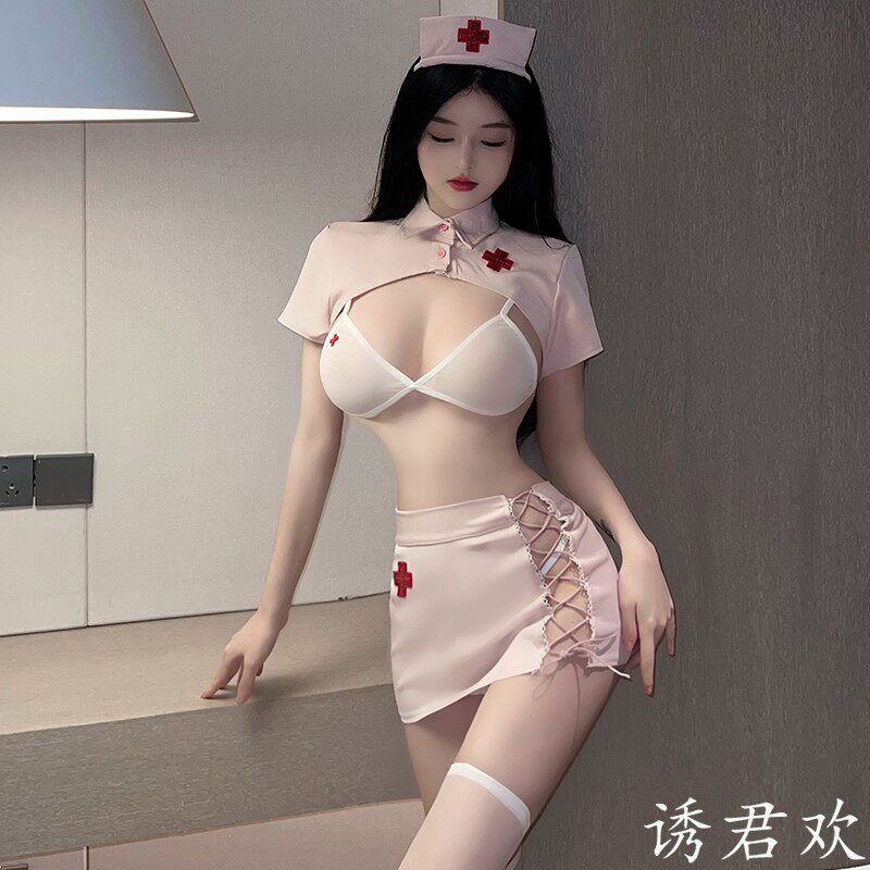 内衣2025新款性感床上女情调护士午夜制服睡衣qqny显胸大性感火