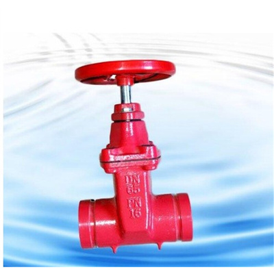 。沟槽暗杆闸阀 软密封闸阀z85x 卡箍阀门DN65DN100DN125DN150DN2