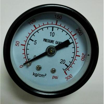 小巧型压力表 轴向背接出式压力表 y-40-z 20kg 2300psi 牙PT1/8
