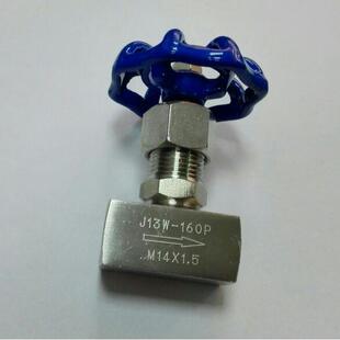 J13W M14 160P 不锈钢针型阀 1.5 m14X1.5 高压不锈钢压力表开关