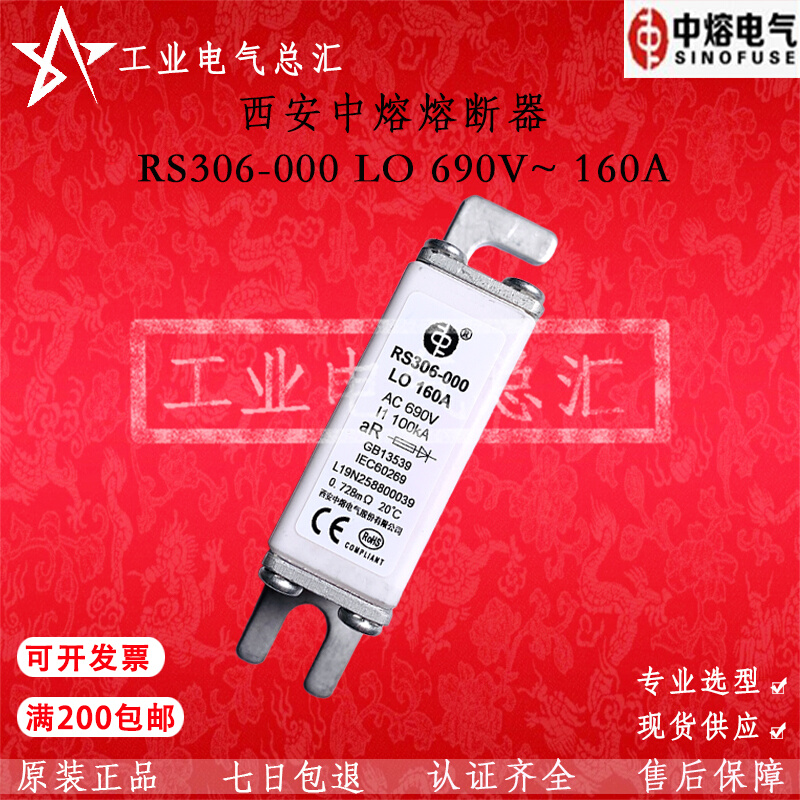 RS306-000L0 AC 690V aR 80A/100A/125A/160A/200A/250A/315A