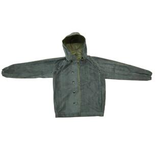 际华3517分解雨衣87式双面穿分解帆布雨衣抗洪抢险劳保橡胶雨衣