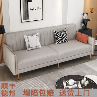 0A多功能两用科技布沙发床客厅小户型简易单双三人布艺出租屋泉熔