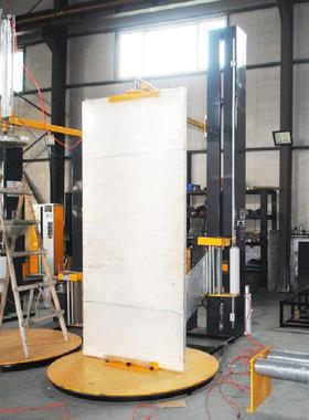 山东大宏压顶缠绕机TP1650F-DCS门板门窗缠绕膜打包机