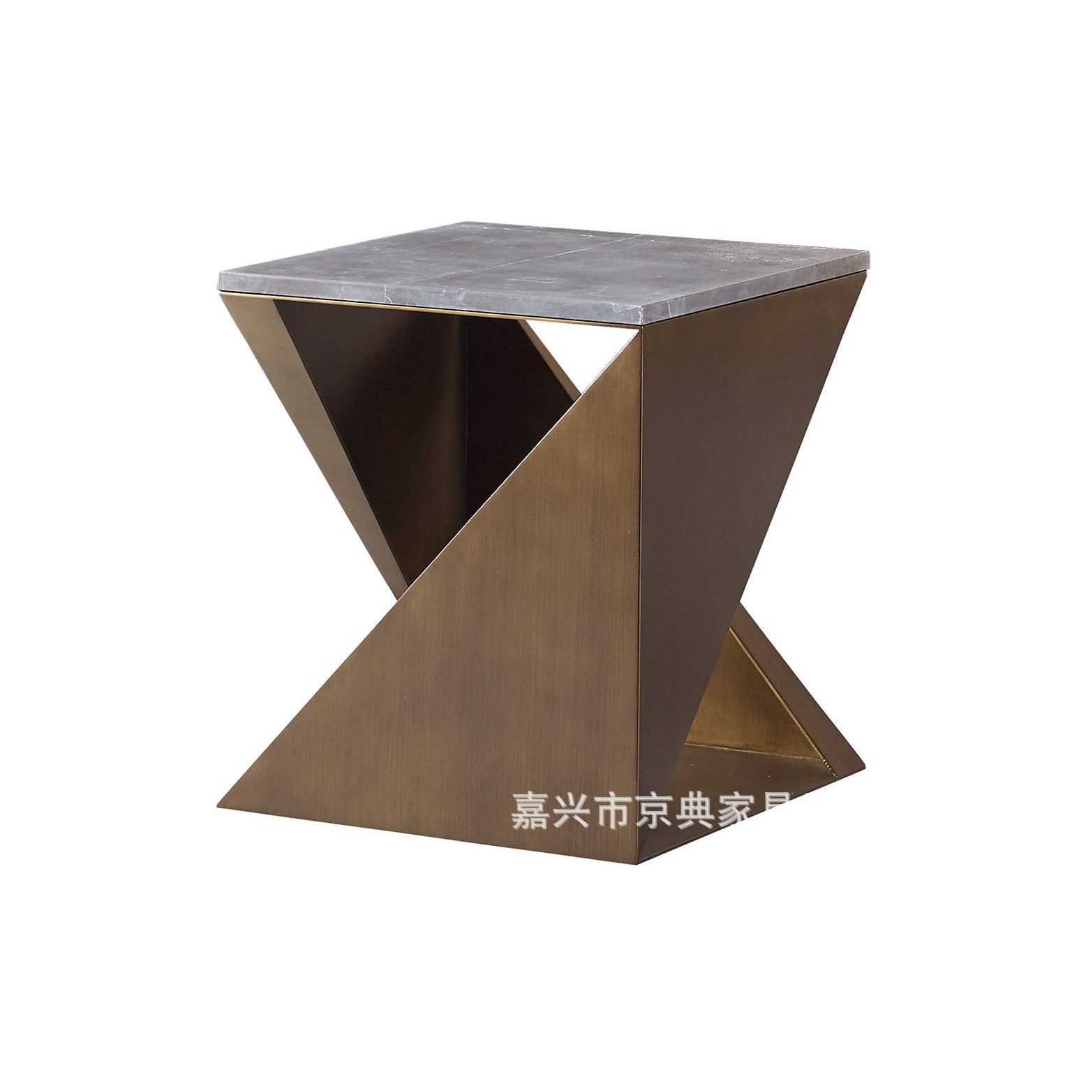 现代简约风茶几实木创意大理石台面小户型客厅家用小茶几