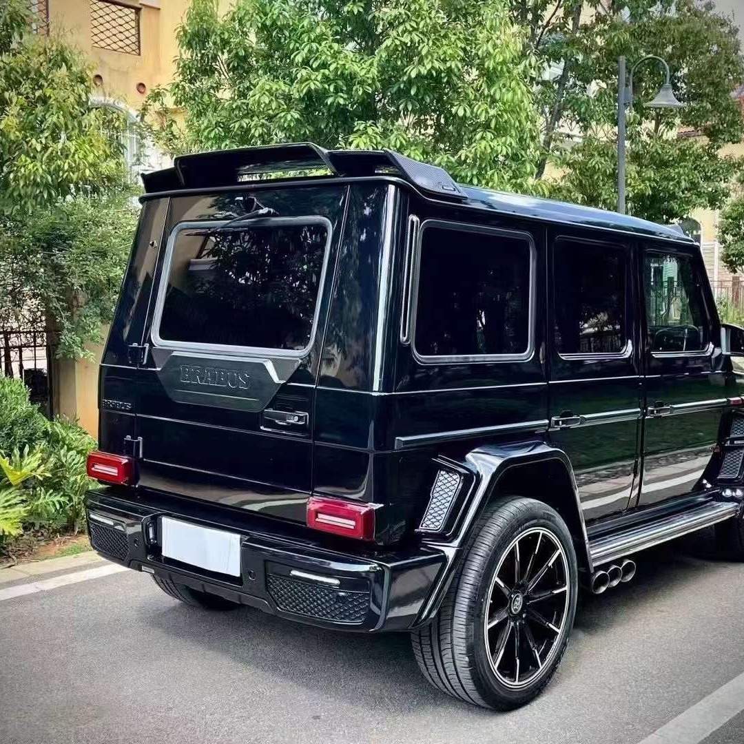05-18款奔驰G级W463G500G550改装升级w464巴博斯大包围机盖大灯