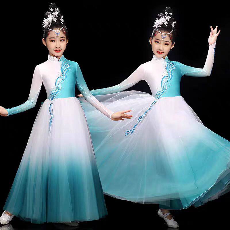 踏歌行古典舞蹈演出服女童中国舞