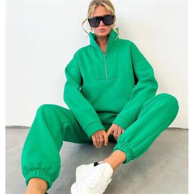 欧美运动服卫衣2套装女 костюм 2 pcs set sweatsuit women