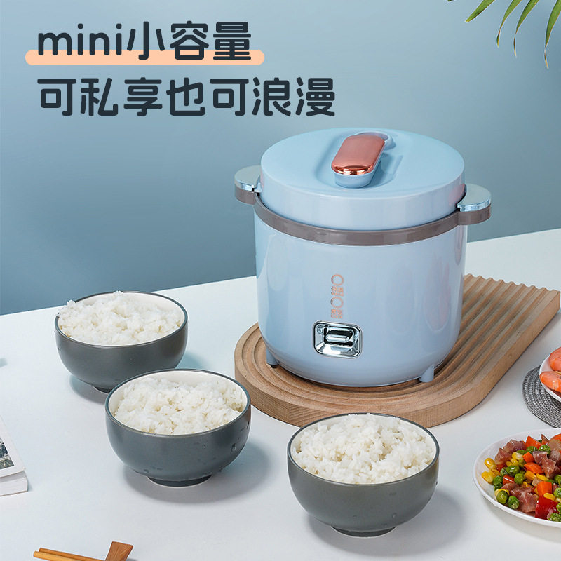 迷你电加热电饭煲1-2小型电饭锅家用多功能电器家电礼品