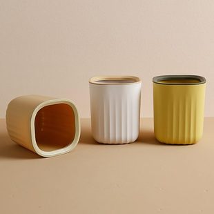 北欧桌面小垃圾桶家用可爱迷你桌上专用收纳桶轻奢风卧室床头纸篓
