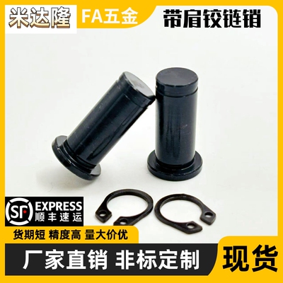 带肩铰链销E型开口挡圈
