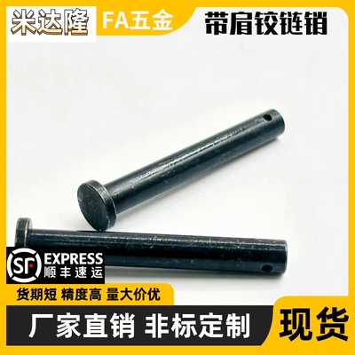 带肩铰链销开口销固定型