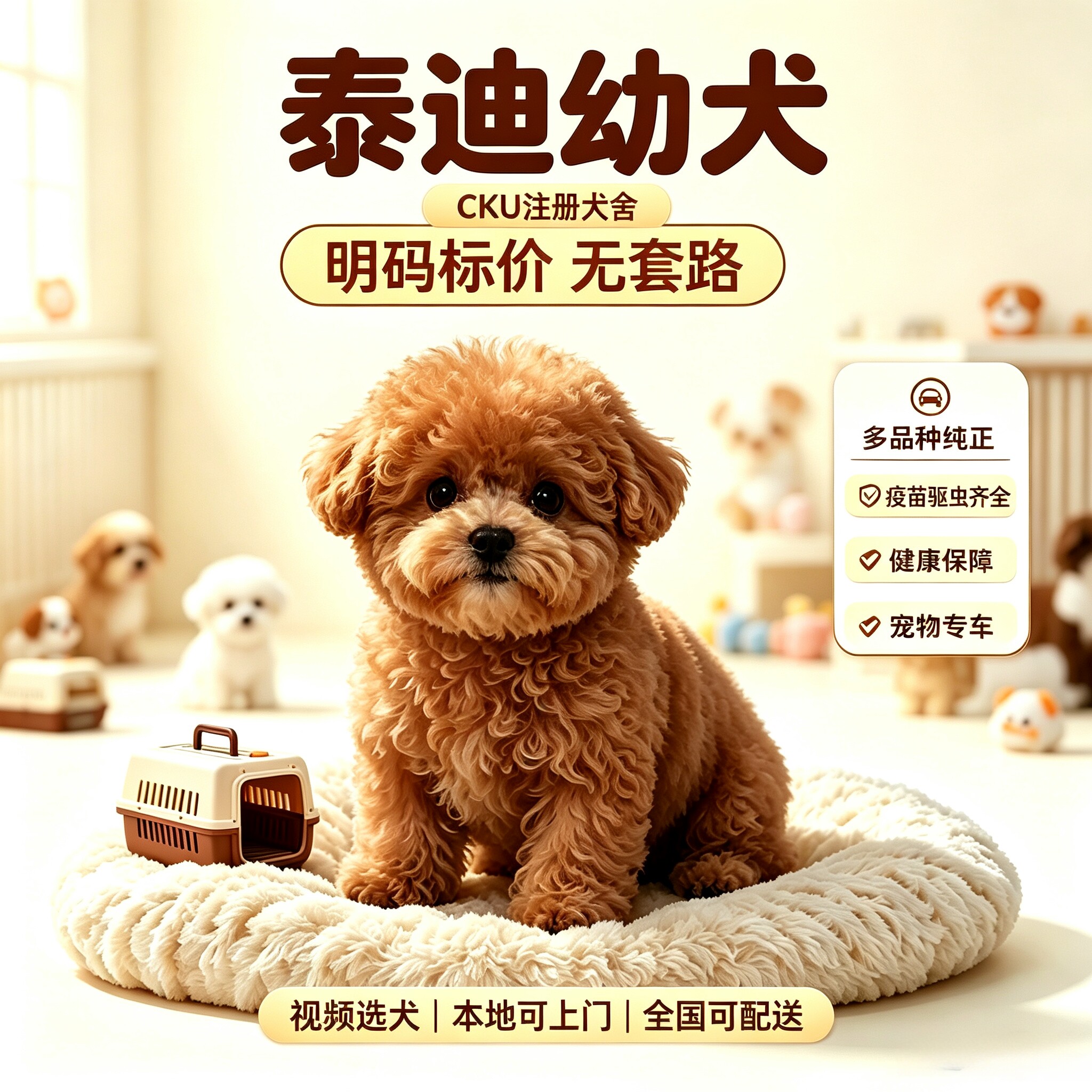 活体纯种泰迪幼犬香槟灰黑红棕色茶杯体小体飞耳泰迪贵宾犬小型犬