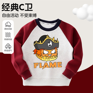 blox T恤 fruits游戏水果儿童圆领印花上衣男女童韩范卫衣春秋长袖