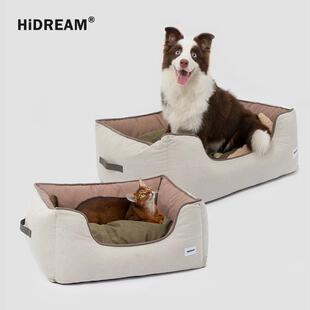 Hidream冬季耐脏狗垫子狗窝猫窝四季用软垫双面材质狗床垫宠物窝