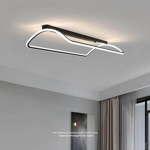 客厅灯2025上新款轻奢大气极简线条吸顶灯简约现代个性书房卧室灯