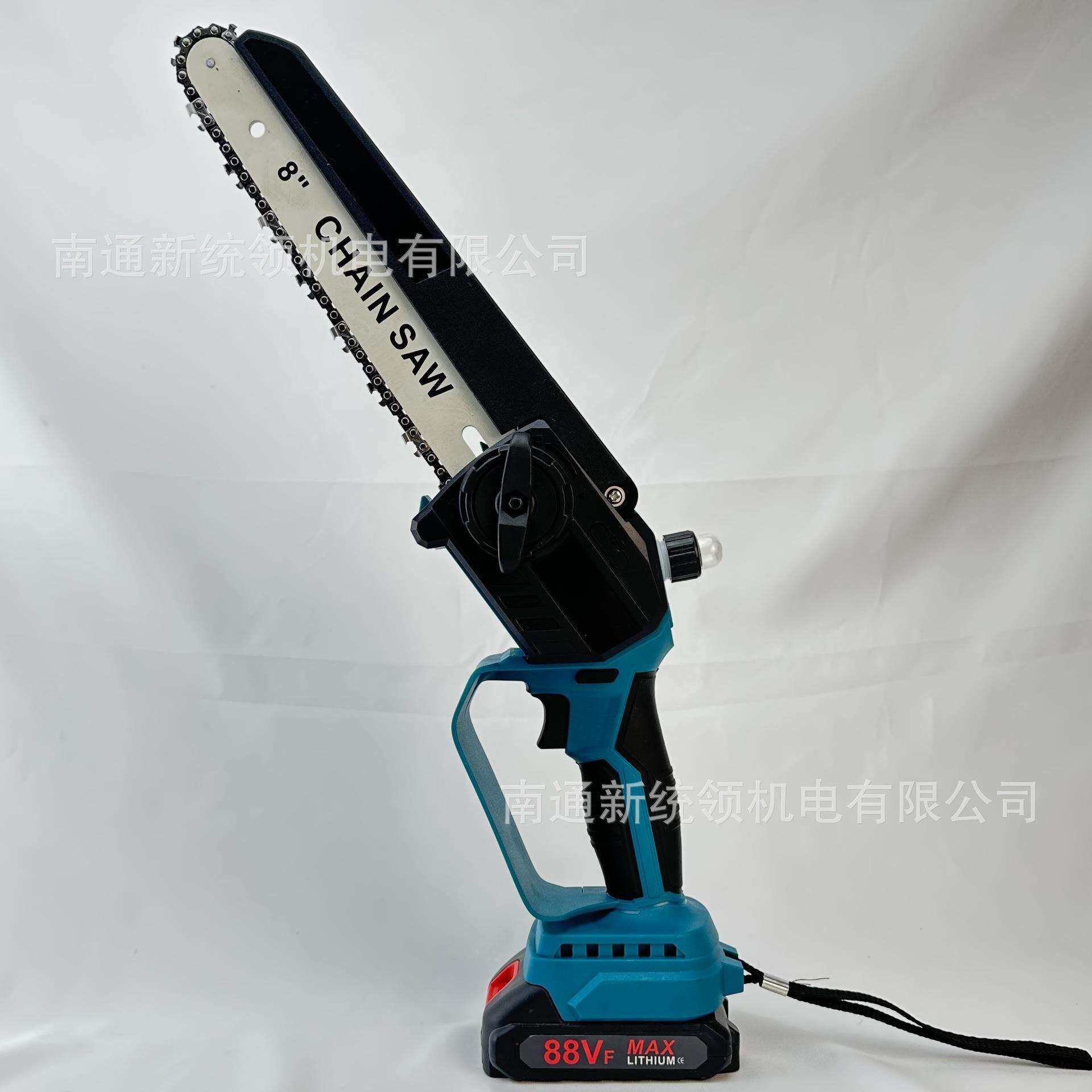 无刷8寸电锯伐木锯家用迷你手提锯充电式锯园林锯 小型手持锂电锯