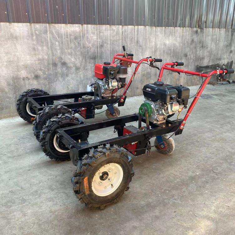 两轮汽油小推车 加厚钢板柴油斗车 建筑工地推沙车