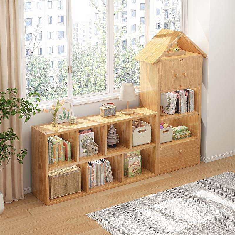 实木儿童书架落地置物架幼儿园阅读区自由组合玩具收纳柜家用书柜,特色手工艺,其他特色工艺品,淘宝优惠券,粉丝福利购,淘宝优惠卷