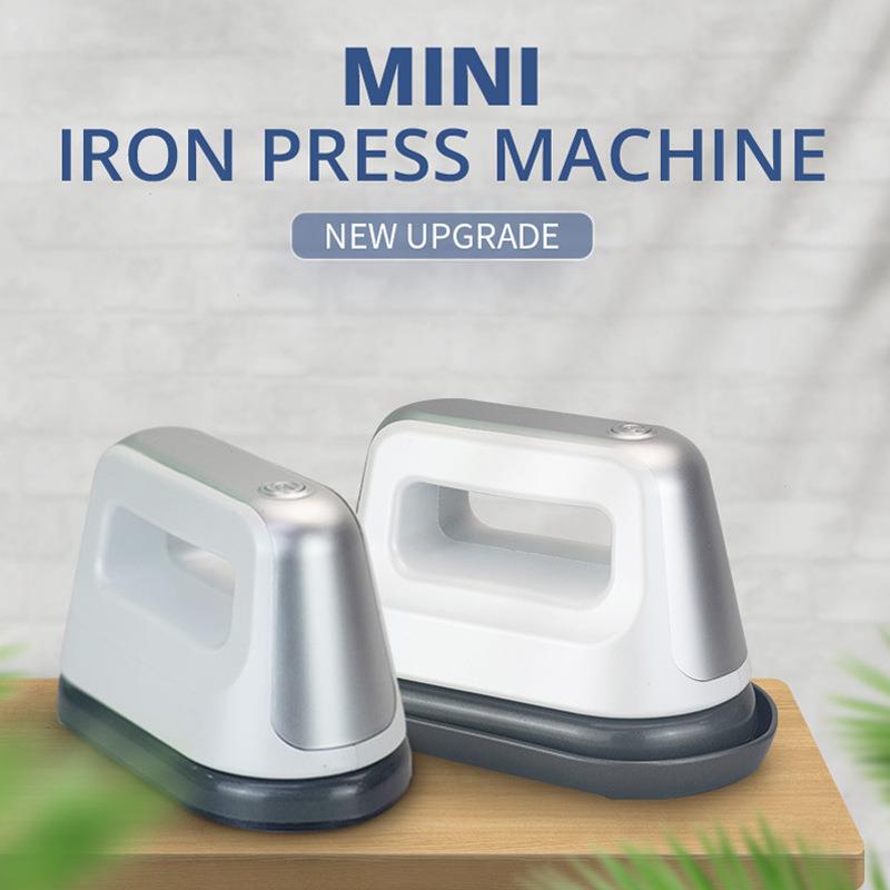 新款熨斗迷你压烫机烫画贴纸转印机熨斗机小型烫画热压机衣服熨斗