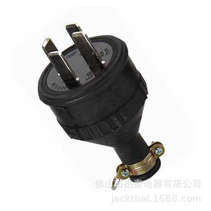 四极橡胶发电机插头30A/250V