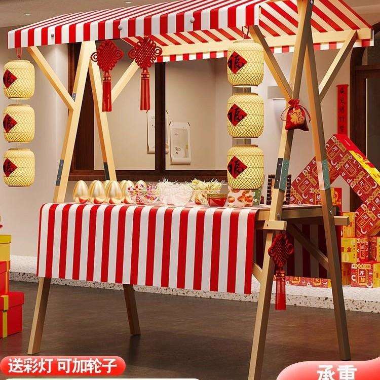 集市展示架移动可折叠摊位市集夜市摆摊架子花车促销展示台地摊车