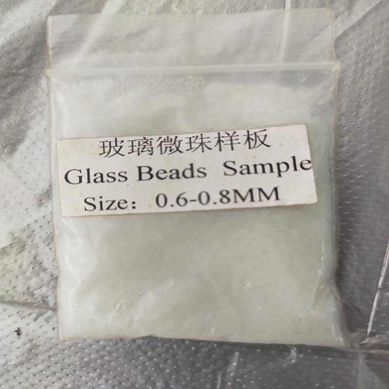 厂家直销喷砂磨料玻璃珠杂质少成圆率高优质玻璃微珠价格便宜