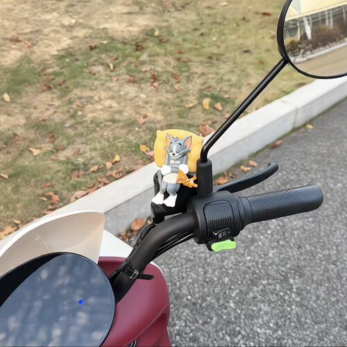 猫和老鼠可爱电动车装饰摆件