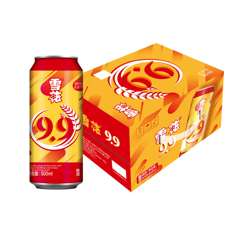 雪花啤酒 9.9度 500ml啤酒