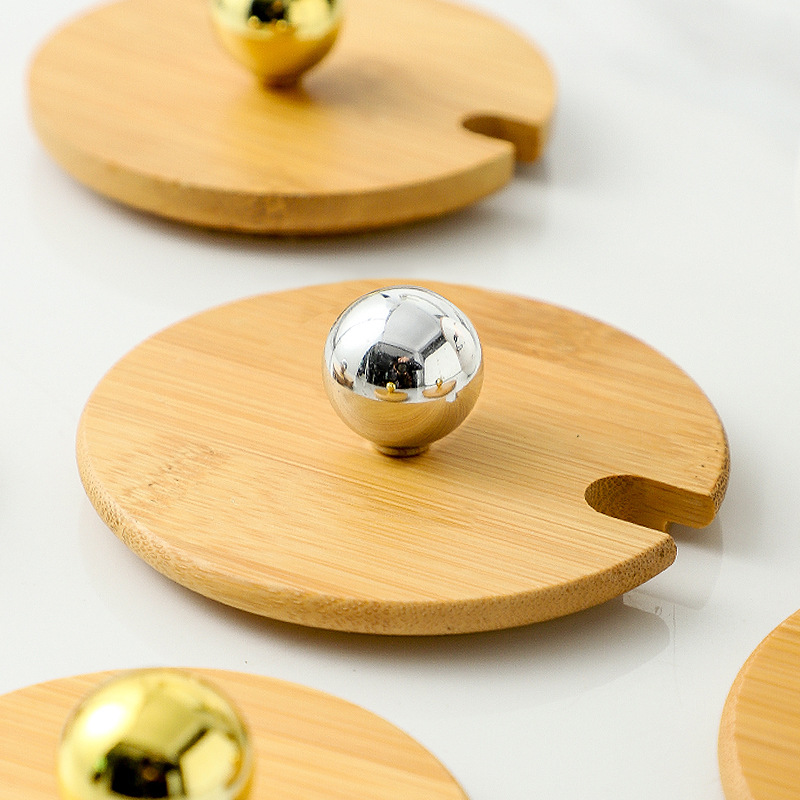 竹木杯盖万能通用带缺口茶杯盖子