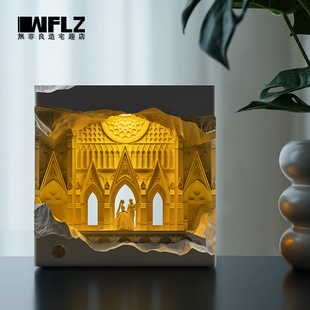 宅趣氛围灯小夜灯摆件床头精油香薰灯送女友创意生日订婚新婚礼物