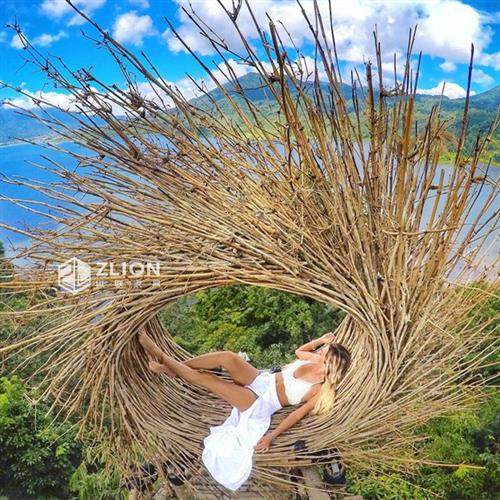 巴厘岛网红藤编鸟巢秋千景区婚纱拍摄道具创意悬挂圆形床户外民宿,住宅家具,吊篮/吊椅,淘宝优惠券,粉丝福利购,淘宝优惠卷
