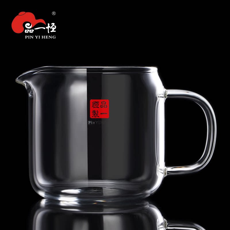 品一恒耐热公杯加厚玻璃分茶器图片