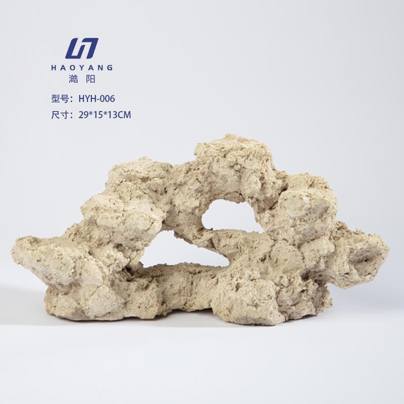 新款海水缸免爆藻快速开缸培菌造景石人造石海缸珊瑚造景澔阳澔海