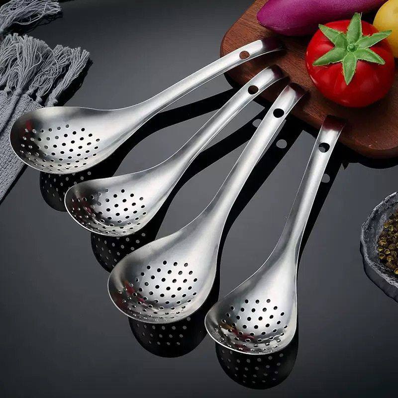 不锈钢家用厨具汤勺漏勺套装火锅漏勺家用米饭饭勺司南短饭勺漏勺,家庭/个人清洁工具,水槽沥水袋,淘宝优惠券,粉丝福利购,淘宝优惠卷