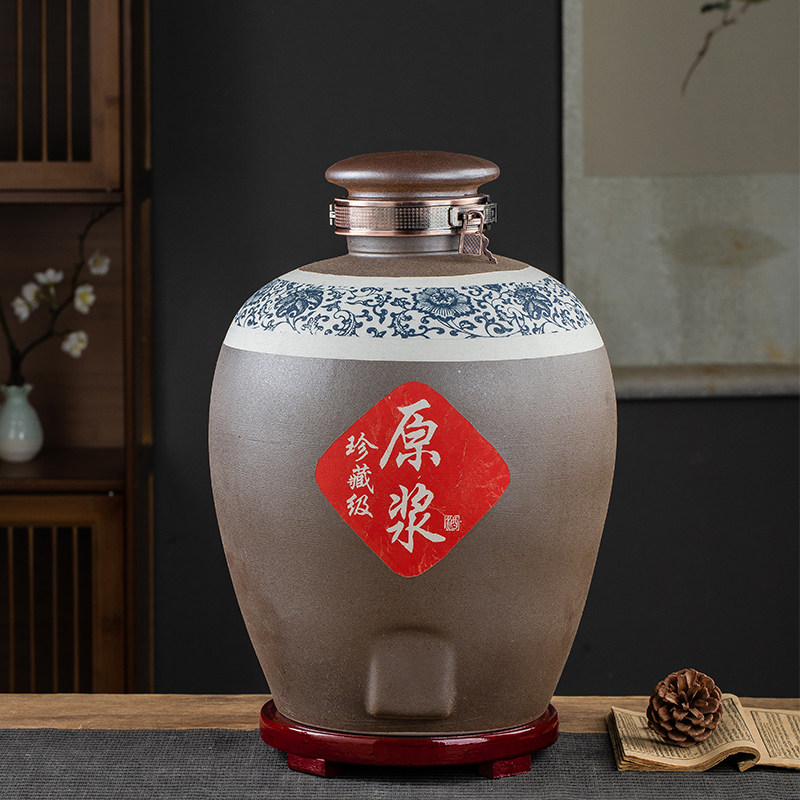 景德镇陶瓷泡酒坛子专用酒缸散装10斤20斤100斤酒瓶家用密封酒壶