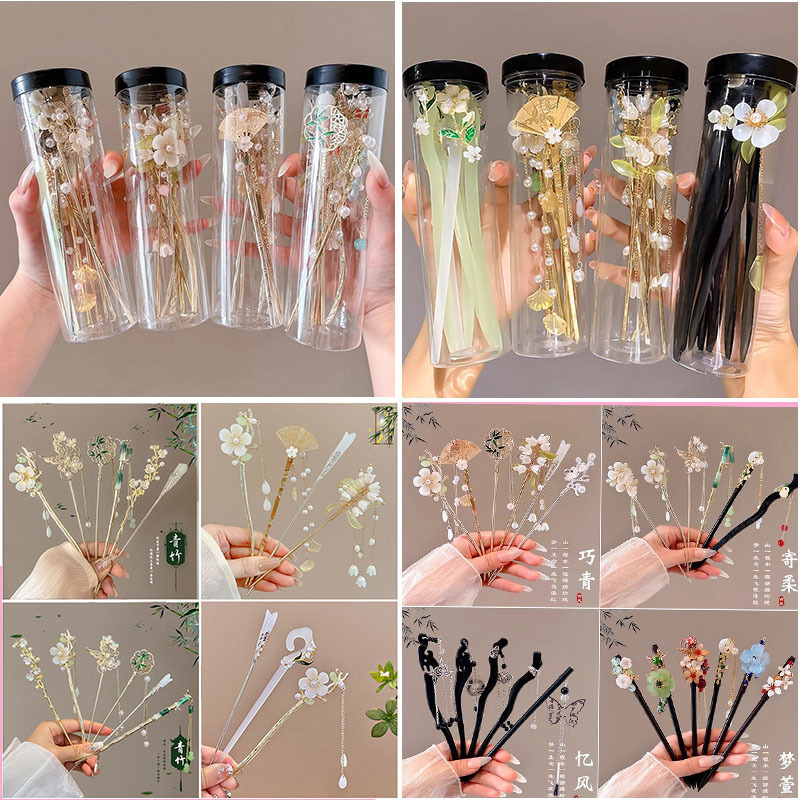 新中式发簪木簪高级感女古风汉服旗袍发饰后脑勺盘发百搭簪子头饰