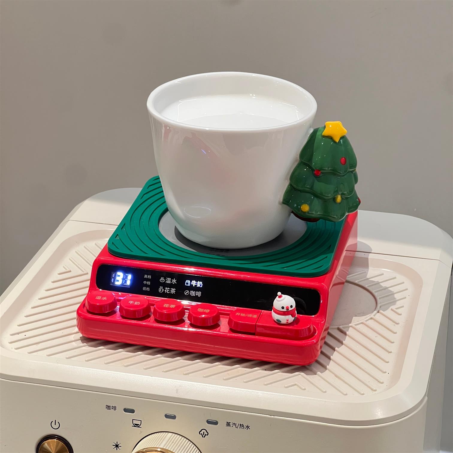 可爱加热杯垫办公室宿舍桌面可调温快速加热神器智能恒温圣诞礼物