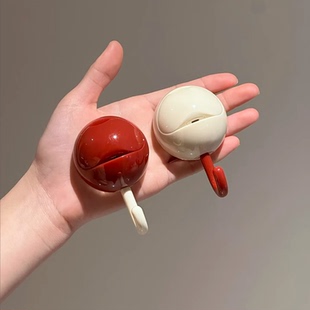 ININHOME多巴胺吸盘挂钩厨房墙壁冰箱侧门围裙擦手巾家饰软装搭配