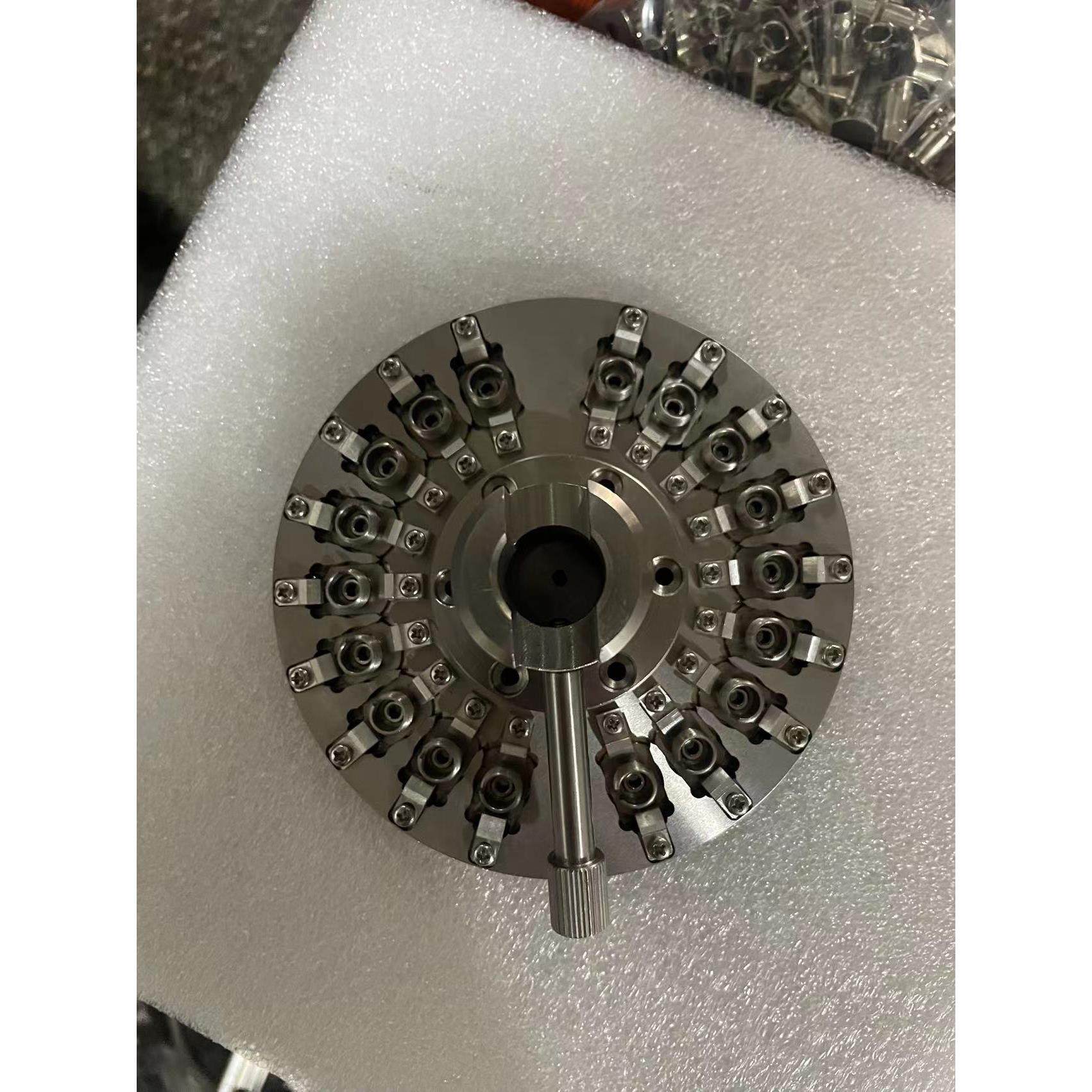 光纤研磨夹具 卷绕机 光纤研磨机四角加压光纤研磨设备及夹具