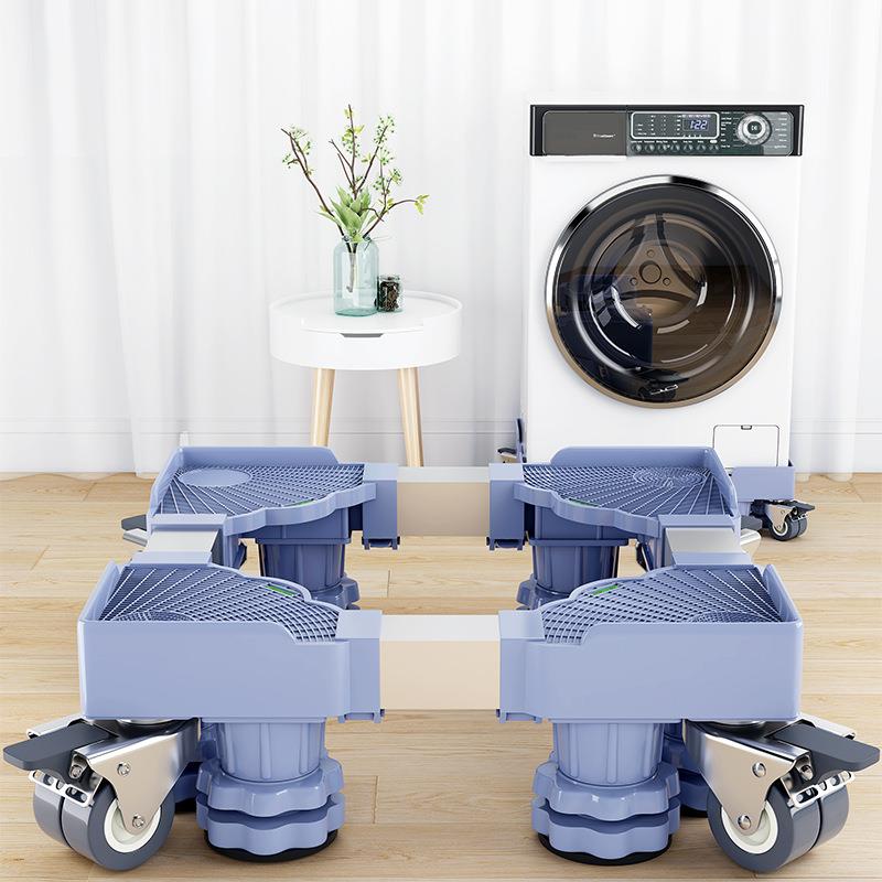 洗衣机底座架通用防滑增高支架升降冰箱置物架子万向轮托架收纳