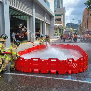 FFOC新能源汽车灭火围挡围堰 消防队灭火专用带提手款挡水板
