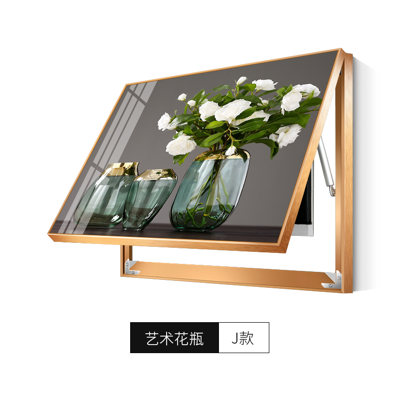 现货电表箱装饰画2022年新款电闸遮挡箱挂画艺术花瓶弱电箱开关盒图片