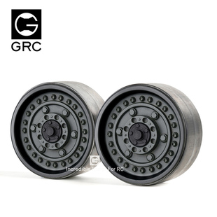GRC 1.9寸金属轮毂G06 犀牛轮毂 仿真攀爬车夹胎  TRX4 GEN 8 MST